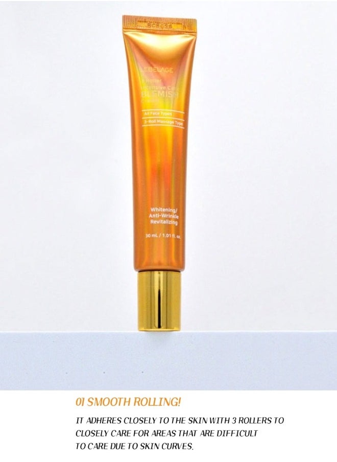 Lebelage THREE ROLLER INTENSIVE CARE BLEMISH CREAM (30ml) | KOREAN MADE SKIN CARE  - Image 4