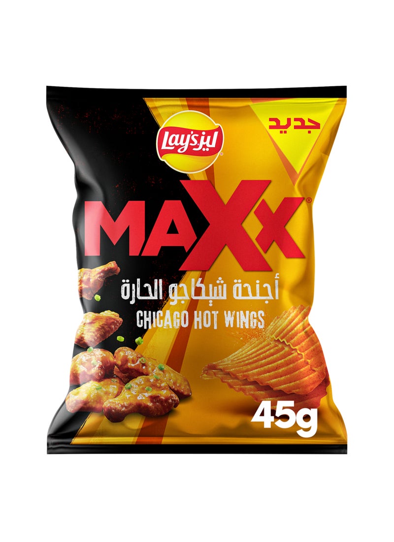 Lay's Hot Wings Potato Chips - Image 1