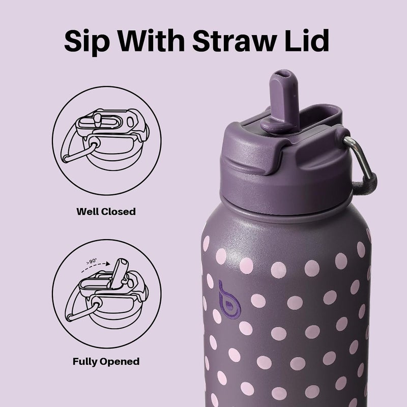 BOTTLE BOTTLE 32oz Insulated Water Bottle with Pill Box - Image 2