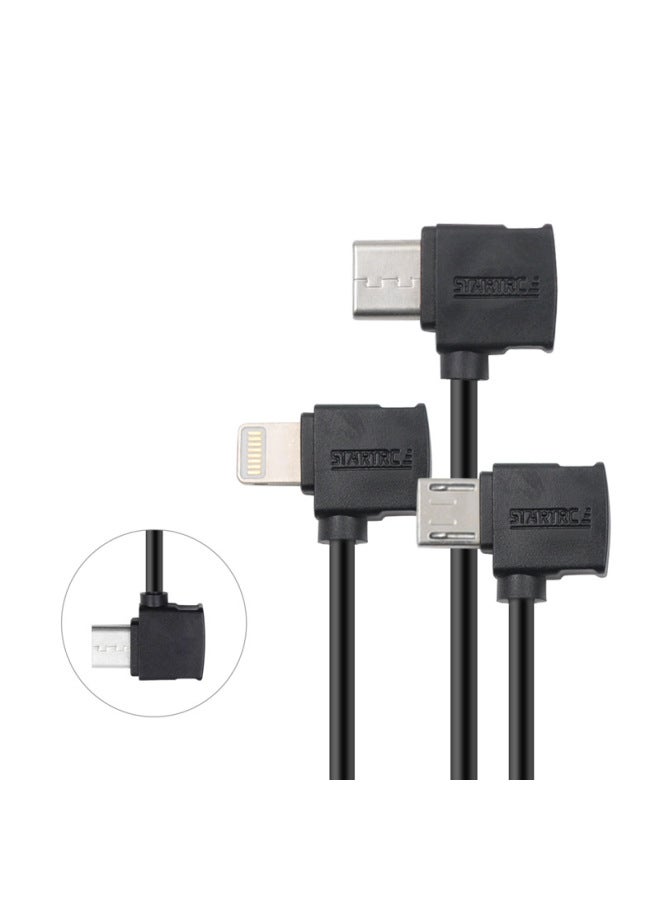 STARTRC كابل بيانات جهاز التحكم عن بُعد لطائرة دي جي آي ميني 4 كيه، كابل محول جهاز التحكم عن بُعد دي جي آي آر سي-إن - Image 5