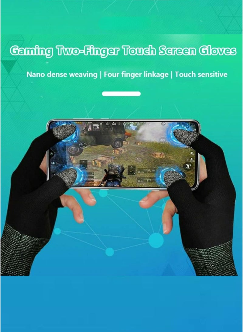 KASTWAVE 1 Premium Pair of Ultra-Thin Esports Gaming Gloves – Sweat-Resistant Finger Covers for Mobile Touchscreen Gaming, PUBG, Free Fire & Billiards - Image 2