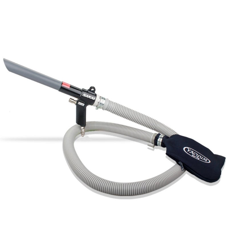 SAKAI Pneumatic Vacuum Cleaner Kit Dual Function Air Vacuum Blow Gun and Suction Vacuum Including Vacuum Bags Tube  Accessories