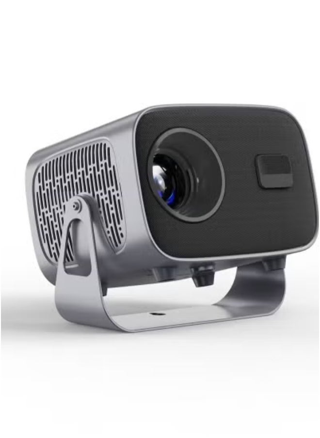 JAJEEK Android Smart 4K BT 5.2 LED Projector with 5G WiFi, Electric Focus, 360° Rotation, Wireless Phone Mirroring, Portable Mini Video Projector for Home Cinema, Outdoor Movies, Business Presentations, Gaming & Streaming  - Image 1