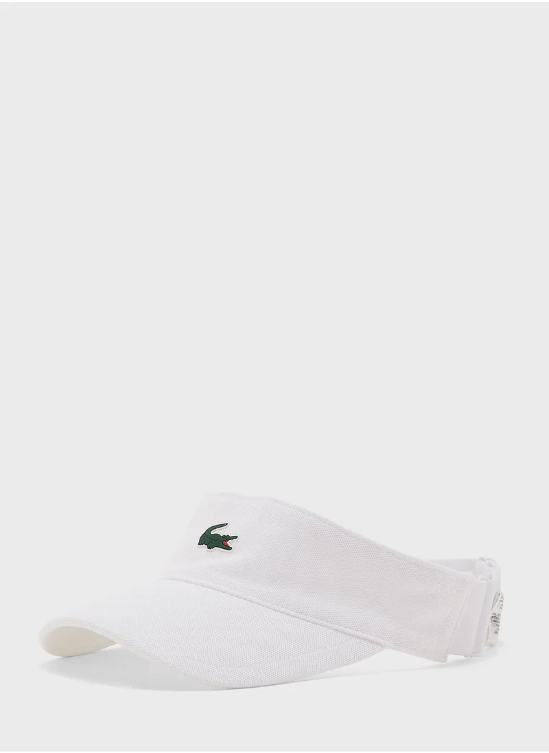 LACOSTE Contrast Strap Cotton Cap