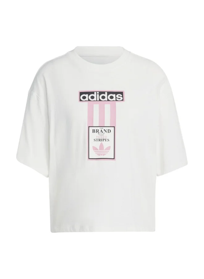 Adidas adidas ABRK TEE White Originals Women T-SHIRTS