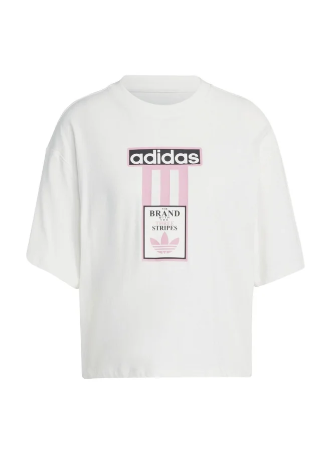 Adidas adidas ABRK TEE White Originals Women T-SHIRTS