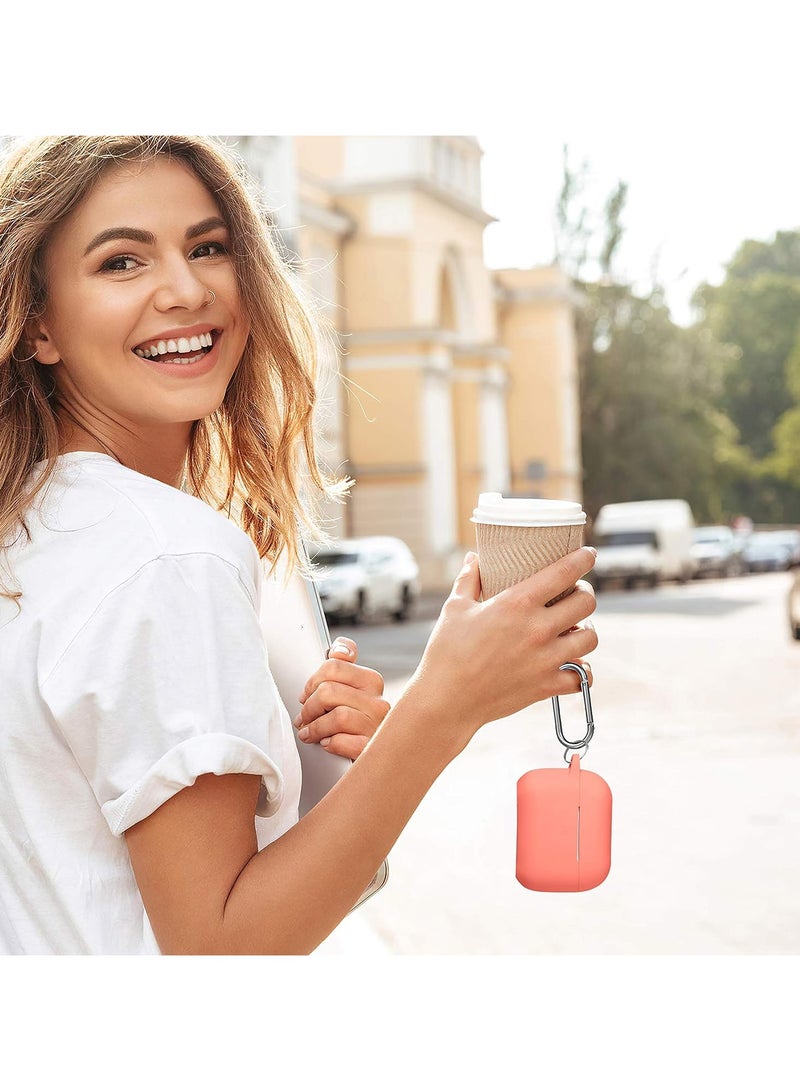 AROAQ Protective Case Compatible with AirPods Pro Case, Silicone Protective Case Cover with Carabiner, Compatible with Apple Airpods Pro - Image 5