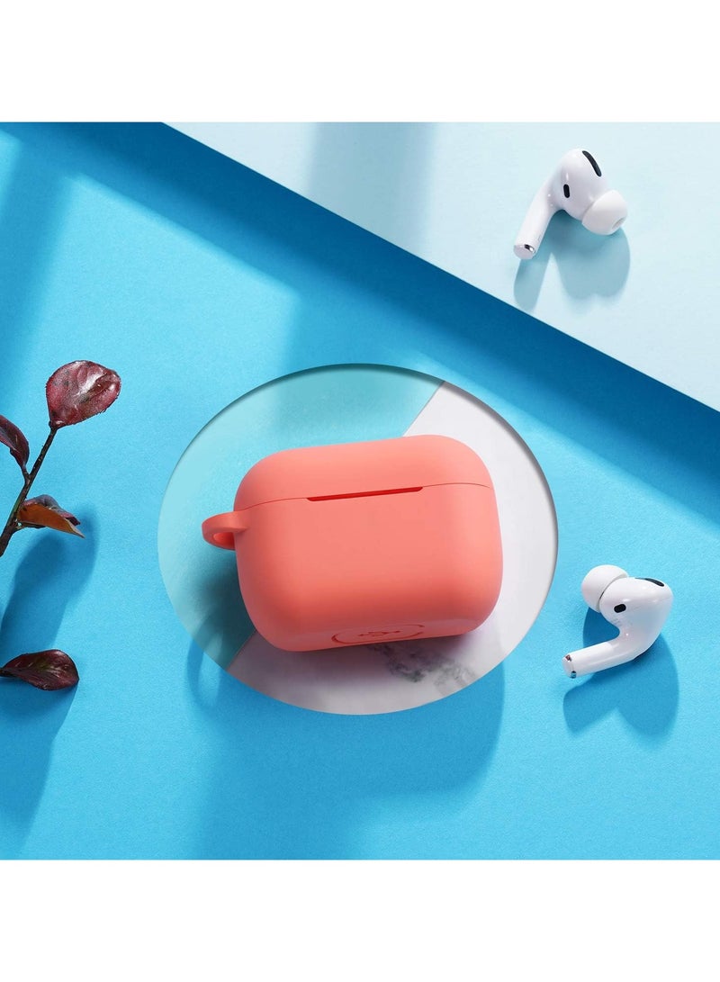 AROAQ Protective Case Compatible with AirPods Pro Case, Silicone Protective Case Cover with Carabiner, Compatible with Apple Airpods Pro - Image 4