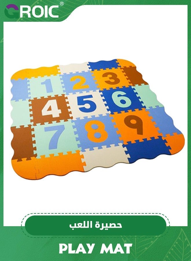 GROIC Baby Puzzle Mat,Foam Play Mat Foam Floor Tiles with Numbers,Interlocking Crawling Playmat for Kids - Image 3