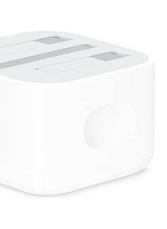 Captaintech 20W USB-C Power Adapter For iPhone12/iPad Pro White  - Image 2