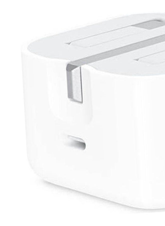 Captaintech 20W USB-C Power Adapter For iPhone12/iPad Pro White  - Image 5