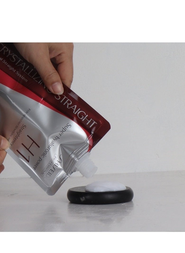 Shiseido Brazilian Keratin Hair Straightening Cream Set - Specially Designed for Curly Hair. Ultra - Resistant to Curls, Long - lasting Straightening. Get a Silky Straight Hair Experience with One Set  - Image 3