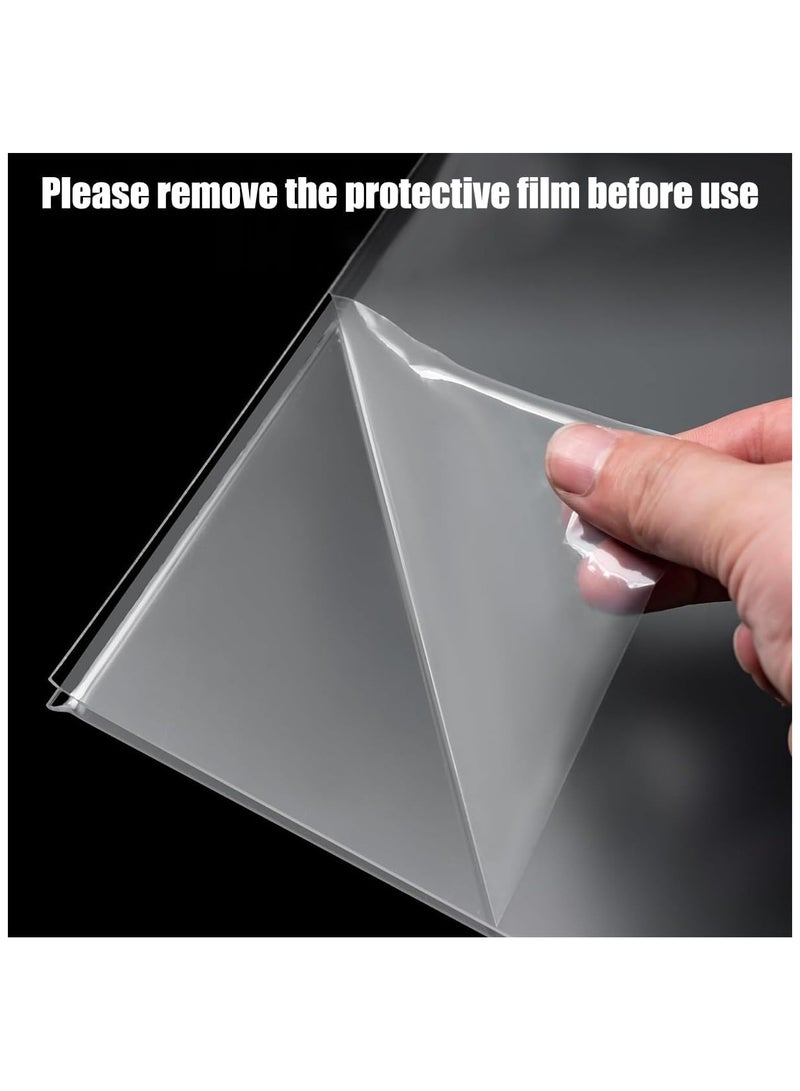 Slasa SLASA 6 Pack Acrylic Sign Holder A4 – T Shape Tabletop Display Stand, Double-Sided Clear Menu Poster Holder for Office, Hotel, Photo, Restaurant - Image 3
