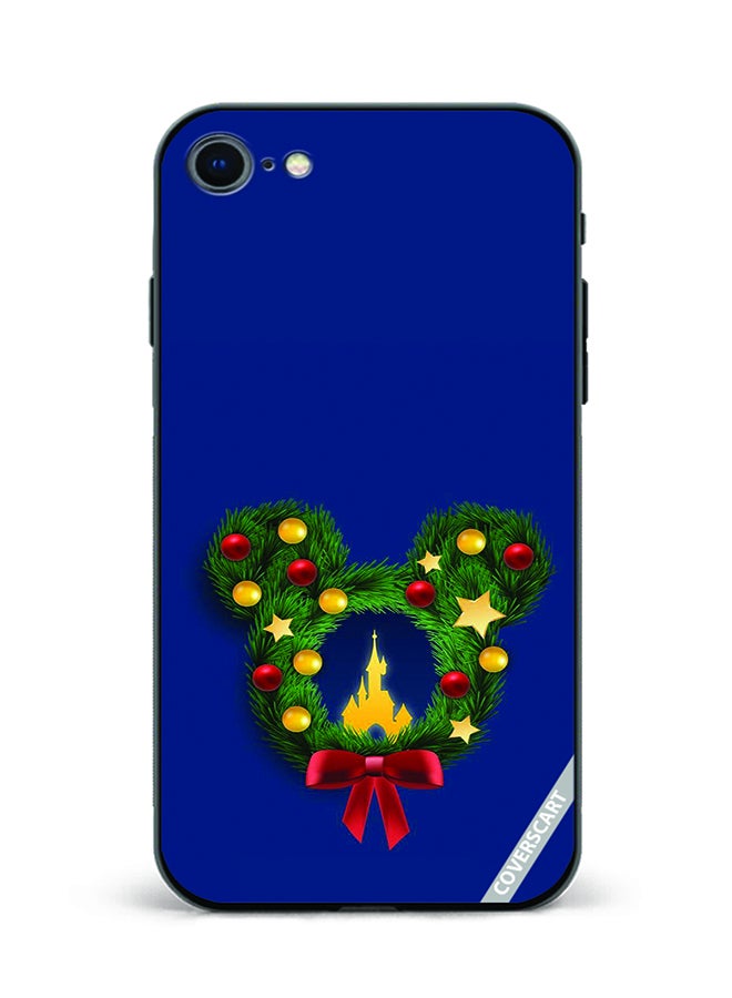 Protective Case Cover For Apple iPhone SE 2022 Cute Design Blue