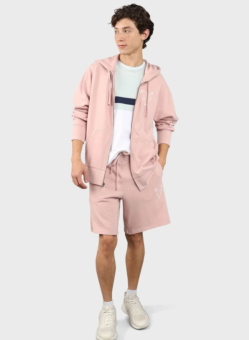 امريكان ايجل Drawstring Sweat Shorts