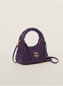 Miu Miu Wander quilted nappa leather hobo Crossbody Shoulder Bag  - Image 2