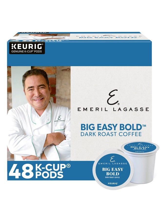 Emeril Lagasse - Emeril Big Easy Bold Single-Serve Keurig K-Cup Pods, Dark Roast Coffee Pods, 48 Count - Image 1