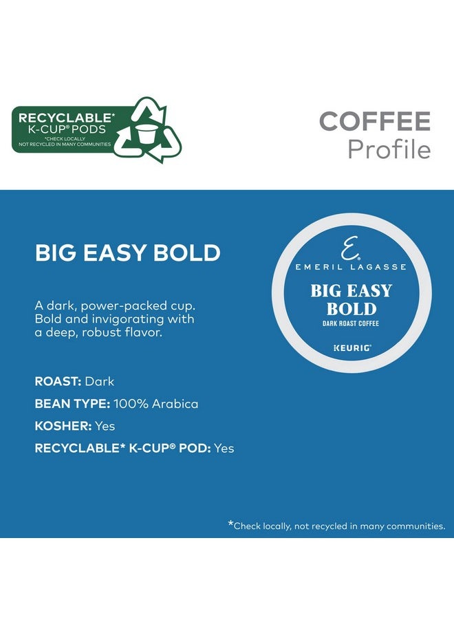 Emeril Lagasse - Emeril Big Easy Bold Single-Serve Keurig K-Cup Pods, Dark Roast Coffee Pods, 48 Count - Image 1