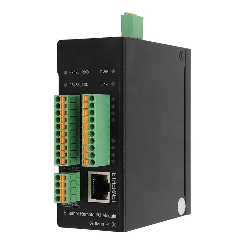 كلاراكو وحدة الإدخال والإخراج عن بُعد إيثرنت M410T، محول وسائط إيثرنت، وحدة بيانات اكتساب الإرسال 16 DIN، لـ Modbus AC100‑240V - Image 1