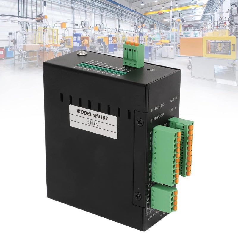 كلاراكو وحدة الإدخال والإخراج عن بُعد إيثرنت M410T، محول وسائط إيثرنت، وحدة بيانات اكتساب الإرسال 16 DIN، لـ Modbus AC100‑240V - Image 5
