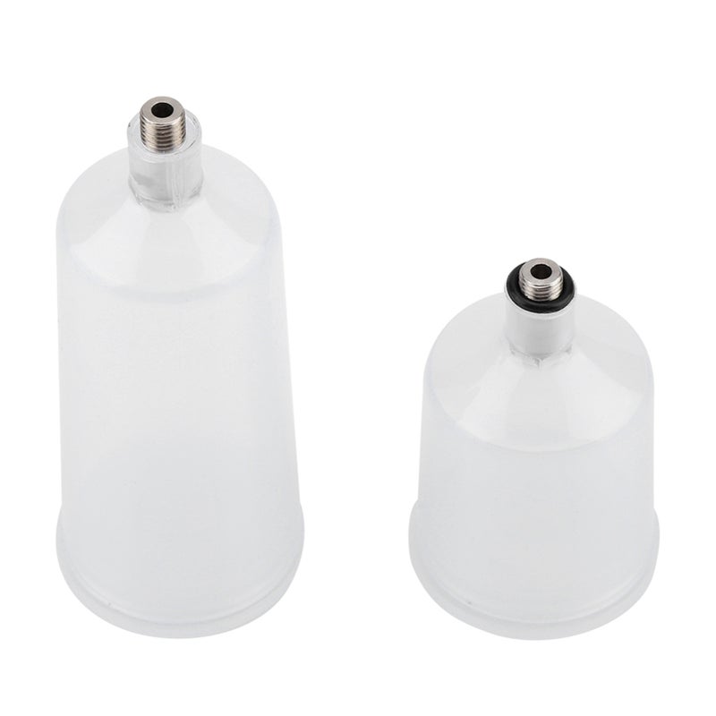 2PCS / Set Plastic Spray Paint Gun Airbrush Cup Pot Fastmover Threaded Connector Part - Image 5