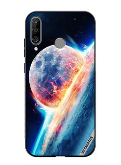 VR CREATIVE Protective Case Cover For Huawei P30 Lite Fallen Moon Design Multicolour  - Image 1