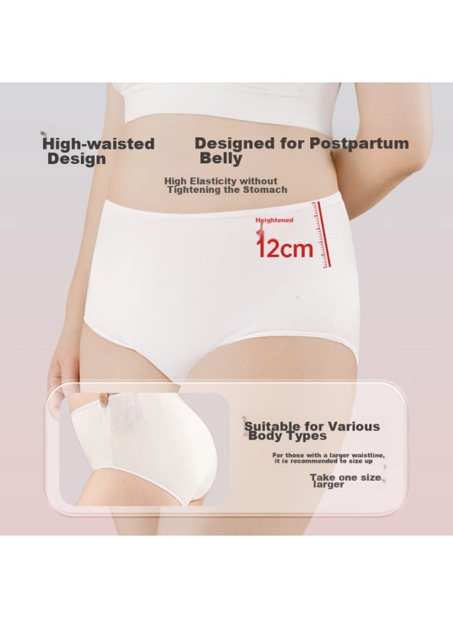 Badigao Maternity High-waist C-section Disposable Underwear For Women, Sterile Pure Cotton Postpartum Shorts, Daily Disposable, 30 Pieces, XL - Image 3