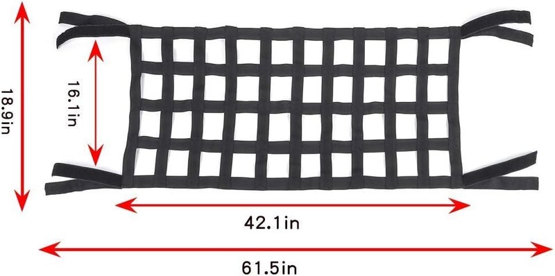 CheroCar Mesh Cargo Net for Jeep Wrangler - Image 4