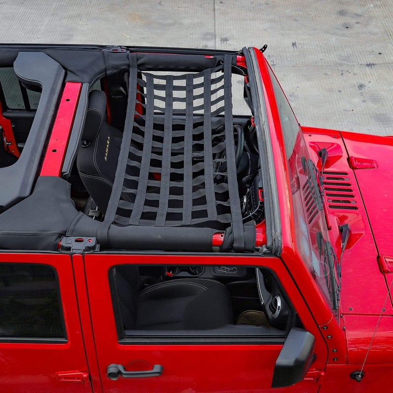 CheroCar Mesh Cargo Net for Jeep Wrangler - Image 5