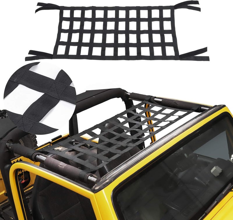 CheroCar Mesh Cargo Net for Jeep Wrangler - Image 1