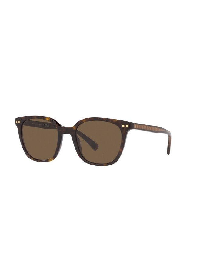 Brooks Brothers - Mens Bb5046 Square Sunglasses Warm Havana Brown 53 Mm - Image 1