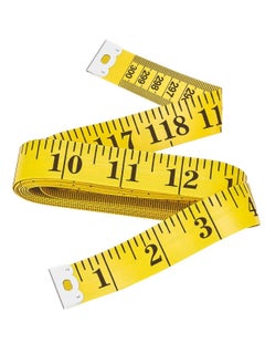 Double Scale Tailor Tape Standard Measurements Tape,Measuring Tape for Body,Sewing Tailor Craft Ruler,Yellow/Black 3meter