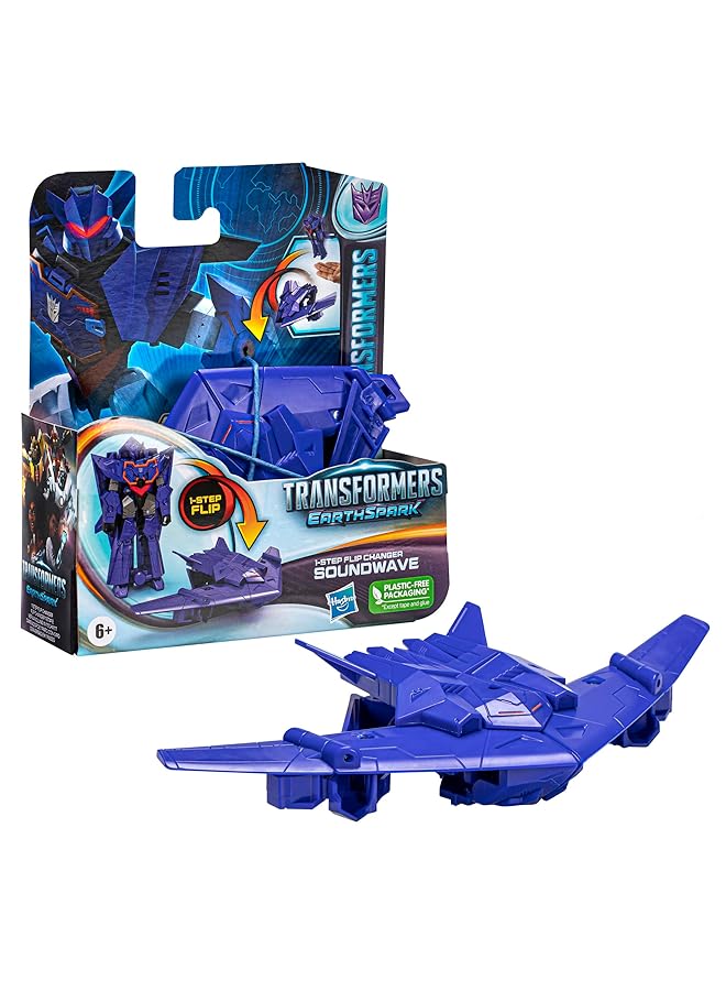 TRANSFORMERS Tra Earthspark 1 Step Flip Soundwave - Image 1