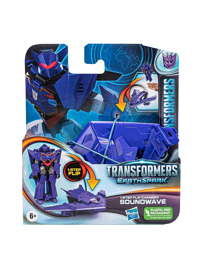 TRANSFORMERS Tra Earthspark 1 Step Flip Soundwave - Image 3