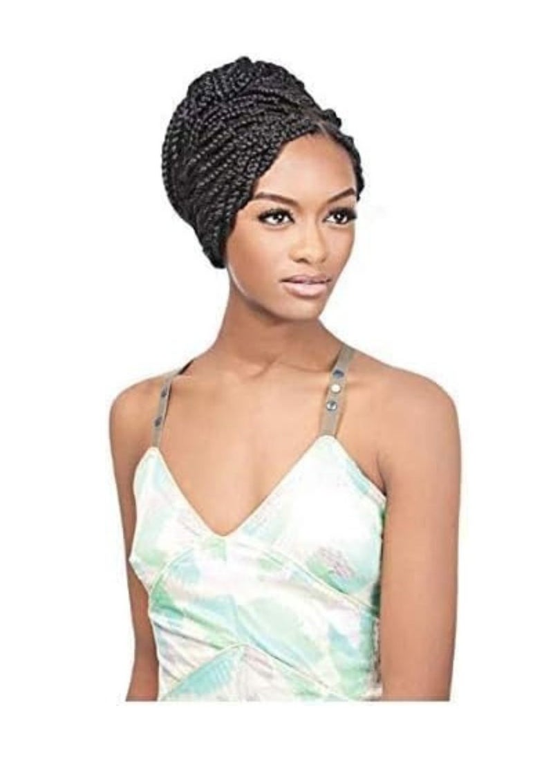 Estelle African braids Hair Extension,Crochet Braiding Hair Extensions Synthetic Braiding Hair High Temperature Synthetic Fiber Yaki Jumbo Braiding Hair (3 pcs, black)  - Image 5