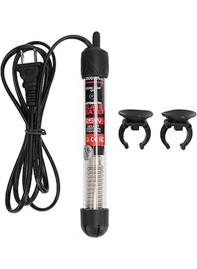 Automatic Thermostat Glass Submersible Aquarium Heater 200W for Saltwater and Freshwater - Image 1