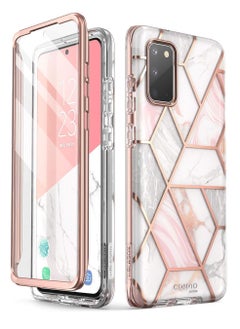 Cosmo Series Case for Samsung Galaxy S20 5G Slim Stylish Protective Bumper Case with Built In Screen Protector Marble