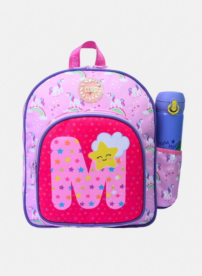 CUBS Nursery Pink Unicorn Letter M Bag - Image 2