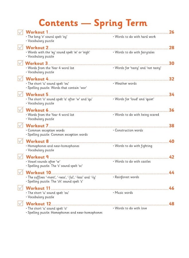 KS2 English 10-Minute Weekly Workouts: Spelling & Vocabulary - Year 4 - Image 4