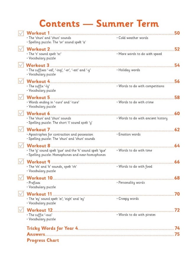 KS2 English 10-Minute Weekly Workouts: Spelling & Vocabulary - Year 4 - Image 5