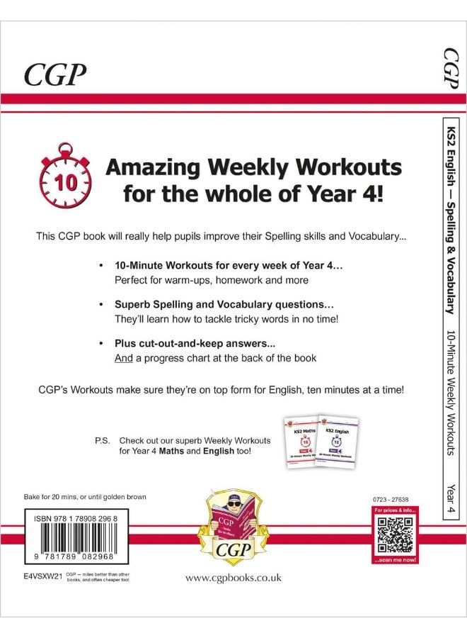 KS2 English 10-Minute Weekly Workouts: Spelling & Vocabulary - Year 4 - Image 2