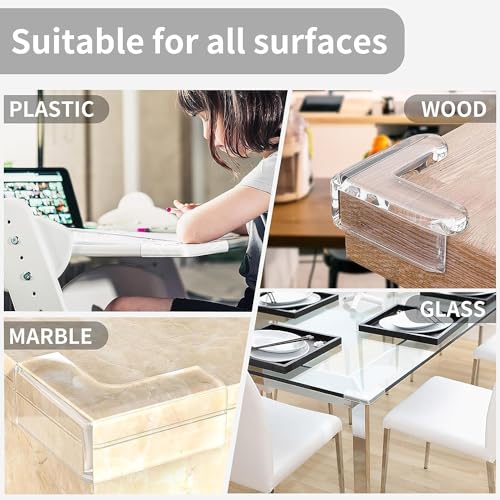 Zeccorp Pack of 8 Silicone Corner Protectors | Baby Proofing Edge & Corner Guards for Sharp Edges, Table, Bed & Furniture | Child Safety Cushion for Baby Proofing - Pack of 8 - Image 5