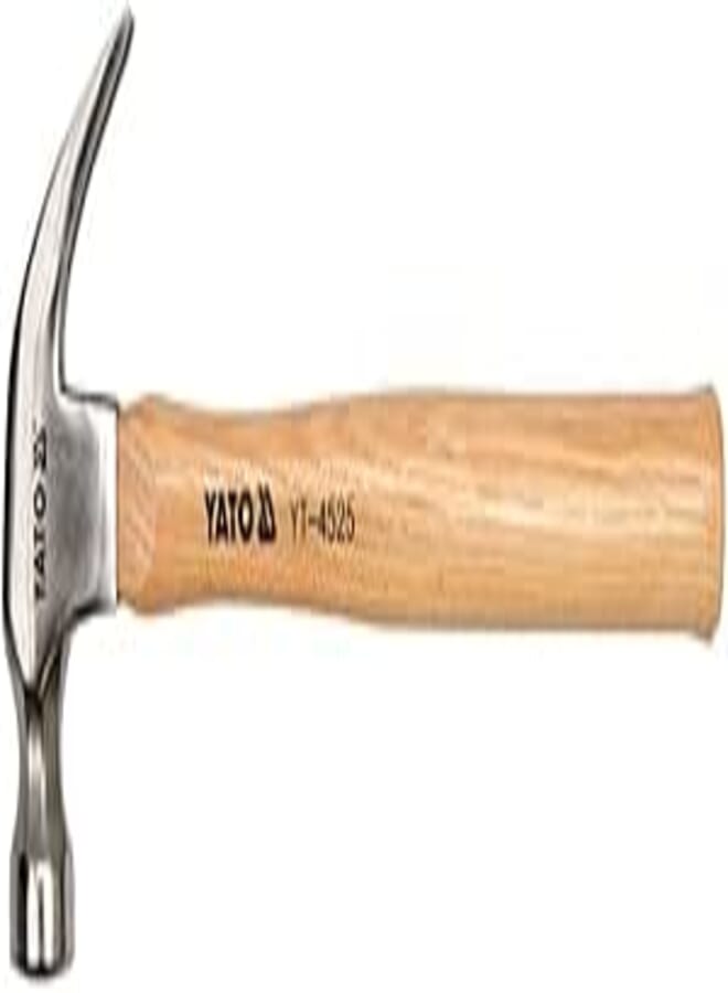Yato 450G Industrial Claw Hammer | Carbon Steel Head, Hickory Wood Handle