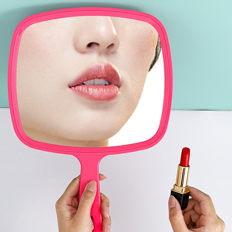 مرآة محمولة صالون تجميل أسنان وشم خاصة محمولة مقبض مكياج مرآة كبيرة في السكن الجامعي - Image 4
