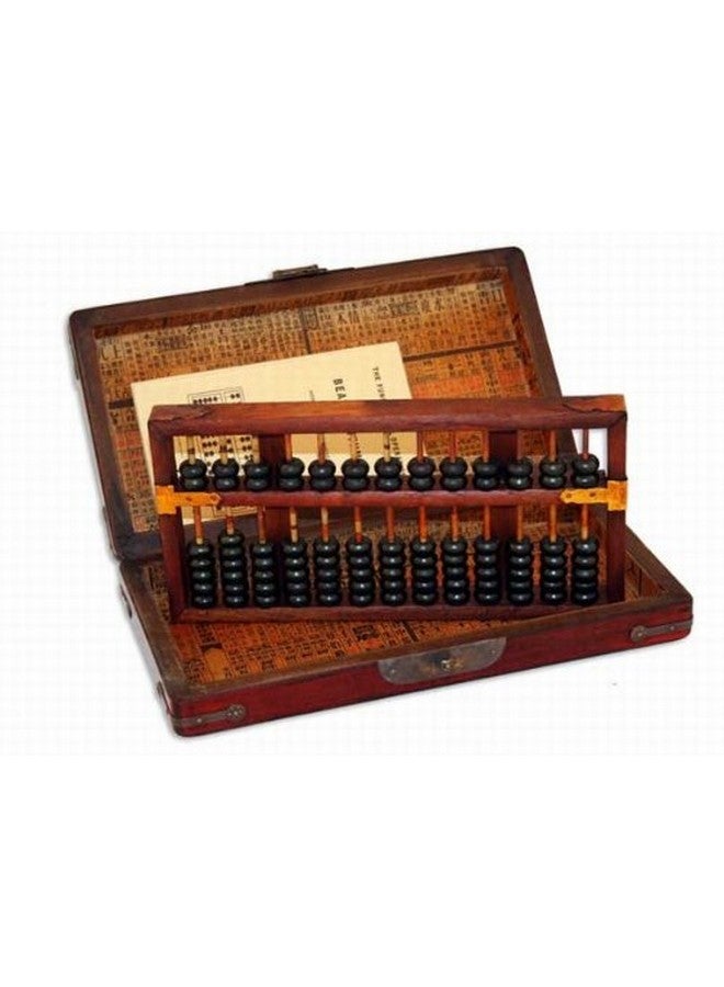 Asian Home Vintage Chinese Wooden Bead Arithmetic Abacus W. Instruction - Image 3