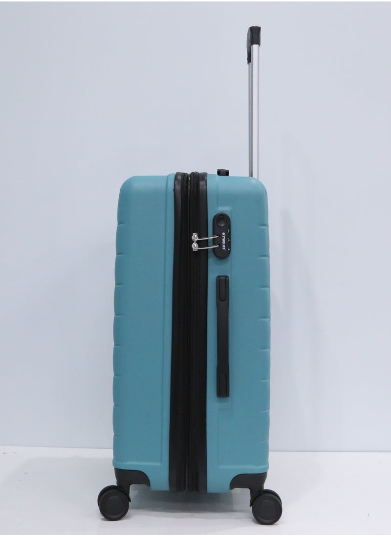 3 Piece ABS Hard side Trolley Luggage Set Spinner Wheels with Number Lock