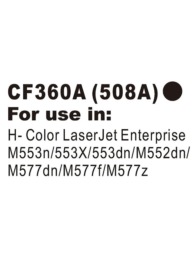 أم كيه إس حبر طابعه CF360A متوافق مع الطابعات HP Color LaserJet Enterprise M552 / M553 - Image 2