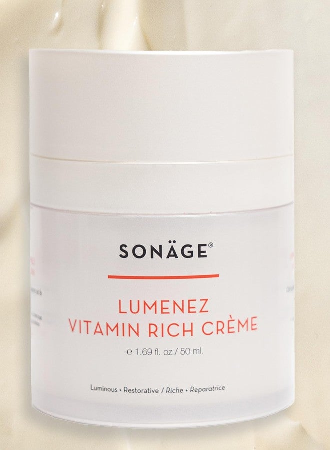 SONAGE Lumenez Vitamin Facial Cream: Daily Restorative Moisturizer with Vitamin C | Hydrating Cream for Dry Skin - Image 1