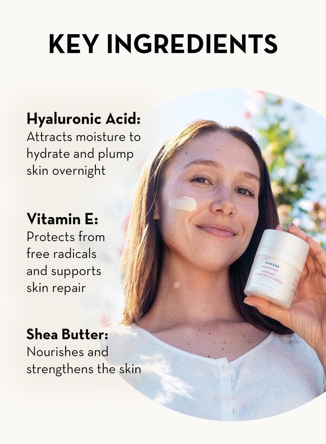 SONAGE Lumenez Vitamin Facial Cream: Daily Restorative Moisturizer with Vitamin C | Hydrating Cream for Dry Skin - Image 3
