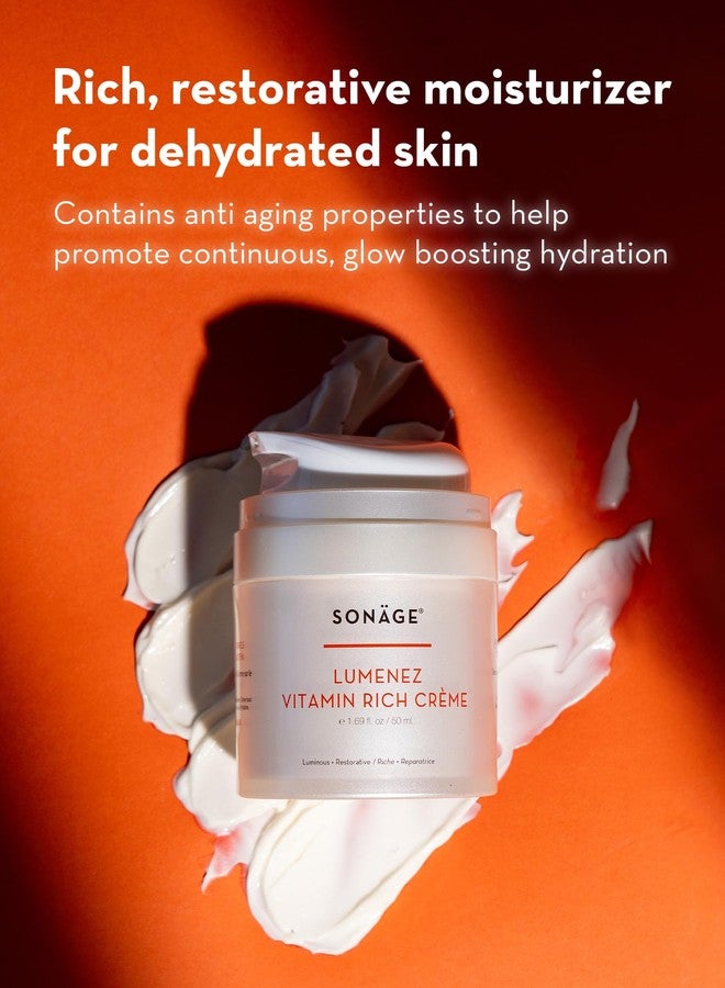 SONAGE Lumenez Vitamin Facial Cream: Daily Restorative Moisturizer with Vitamin C | Hydrating Cream for Dry Skin - Image 2